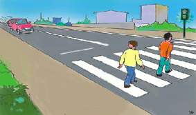 yaya geçitlerinden geçen yayalara yol vermek